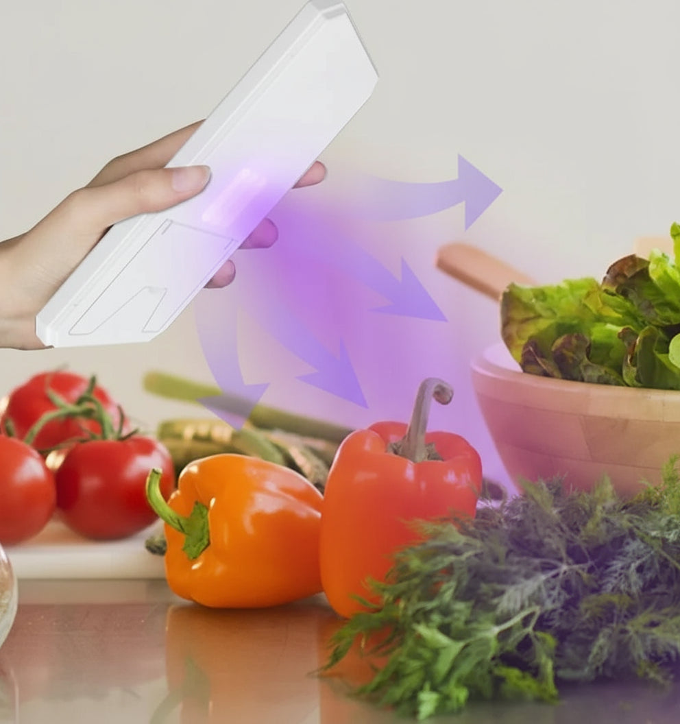 UVC Sterilization Box with Handheld Makeup Mirror