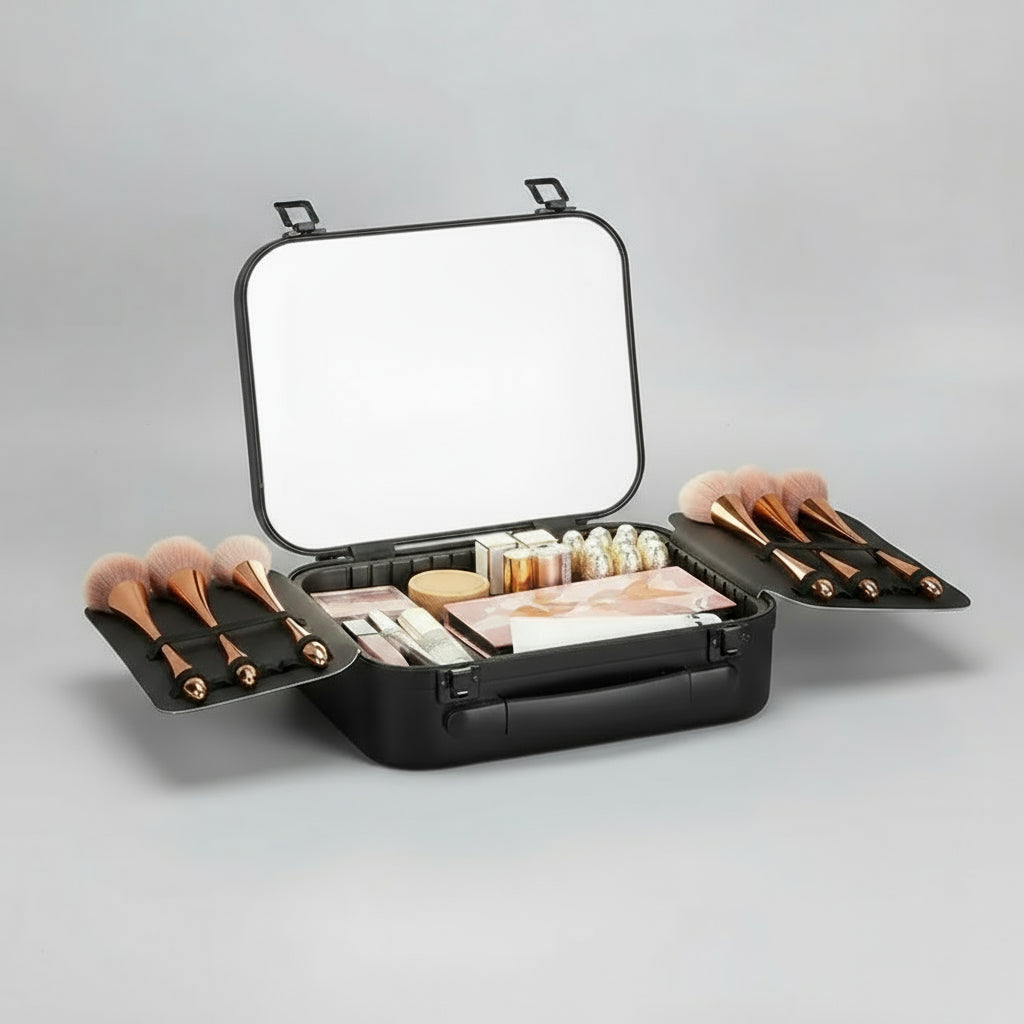 Lighted Mirror Large Cosmetics Storage Box