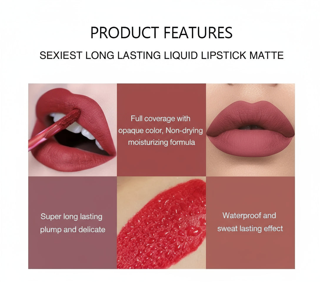 HANDAIYAN Matte Liquid Lipstick set of 6