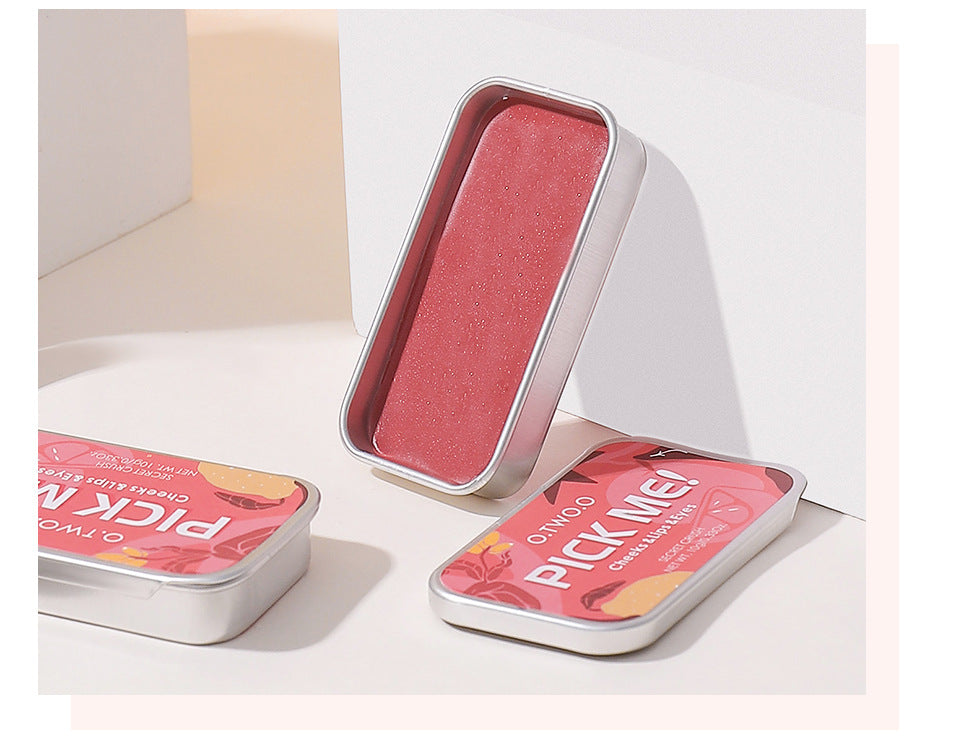 3 in 1 Monochrome Rouge Cream Lipstick Eye Shadow Blush