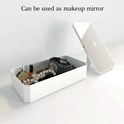 UVC Sterilization Box with Handheld Makeup Mirror