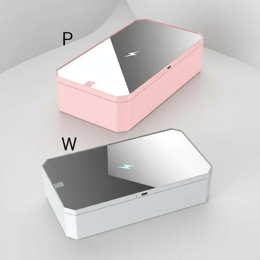 UVC Sterilization Box with Handheld Makeup Mirror