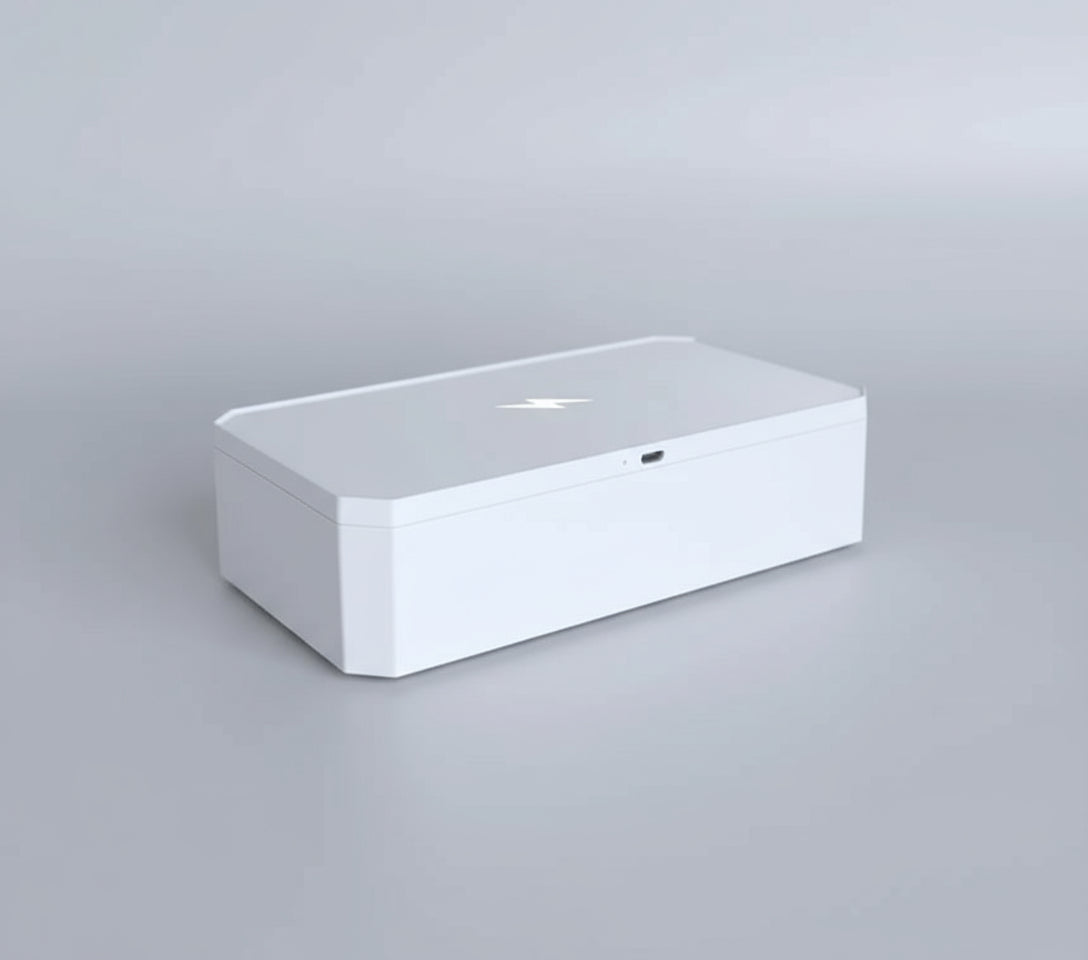 UVC Sterilization Box with Handheld Makeup Mirror