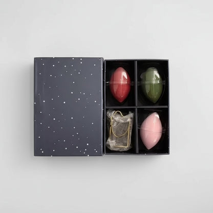 Korean Beauty Makeup Sponge Set - Dry & Wet Use (3 Pack)