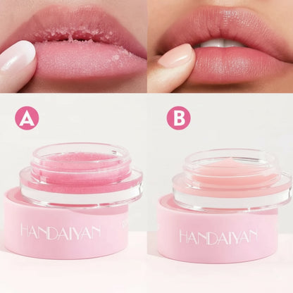 2-in-1 Frosted Lip Balm & Exfoliating Lip Scrub